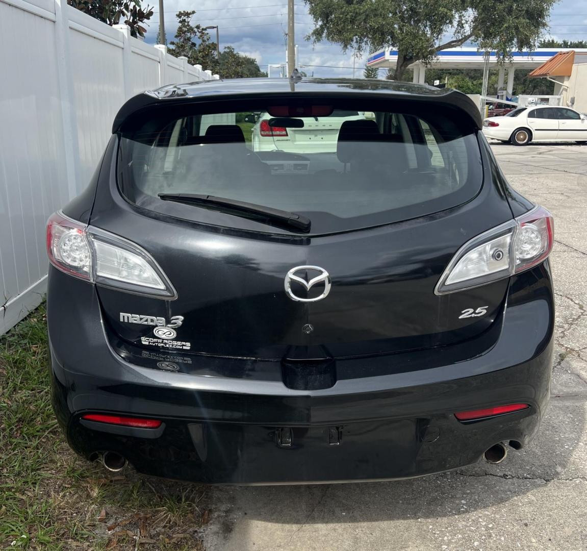 2012 Black Mazda MAZDA3 s Touring 5-Door (JM1BL1L59C1) with an 2.5L L4 DOHC 16V engine, located at 4724 53rd Ave East, Suite 1, Bradenton, FL, 34203, (941) 803-7117, 27.445360, -82.501678 - Photo#1